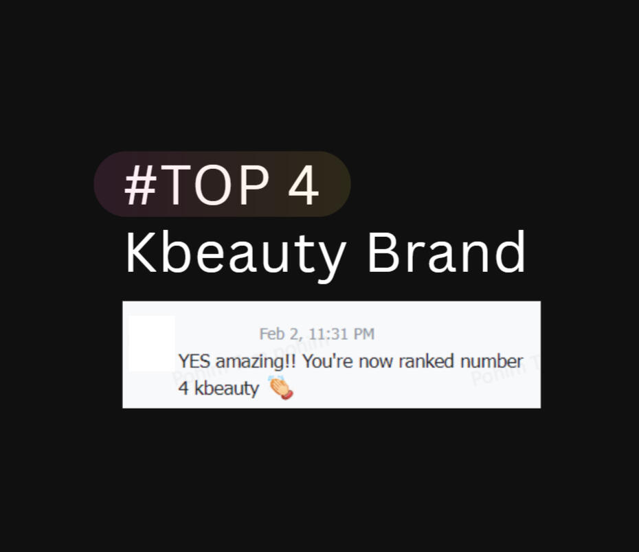 Top 4 Kbeauty brand in TikTok Shop UK Only 45 days to T4
